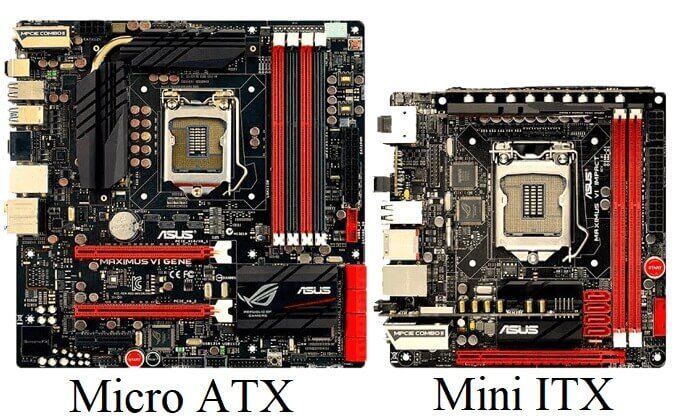 Micro ATX против Mini ITX