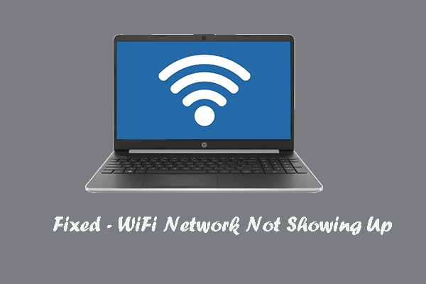 wifi-võrku ei kuvata pisipildina
