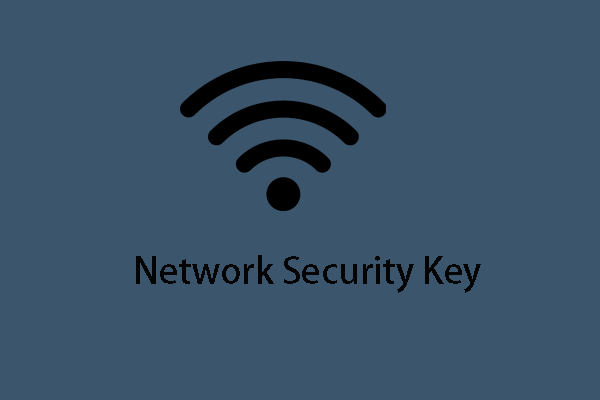 ¿Qué es una miniatura de clave de seguridad de red?