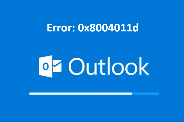 Chyba aplikace Microsoft Outlook 0x8004011d opravit miniaturu