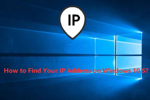 πώς να βρείτε τη μικρογραφία της διεύθυνσης ip windows 10 s