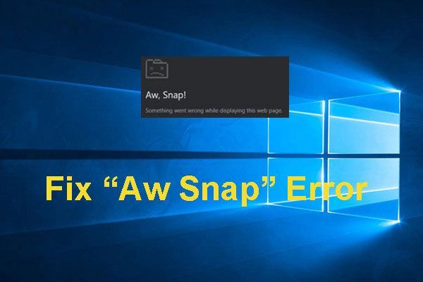 επιδιορθώστε τη μικρογραφία σφάλματος snap snap