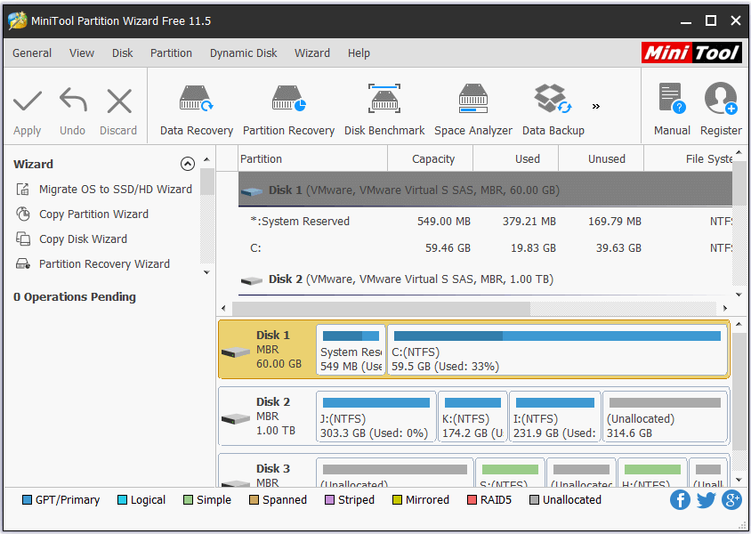 Wizard Partition MiniTool