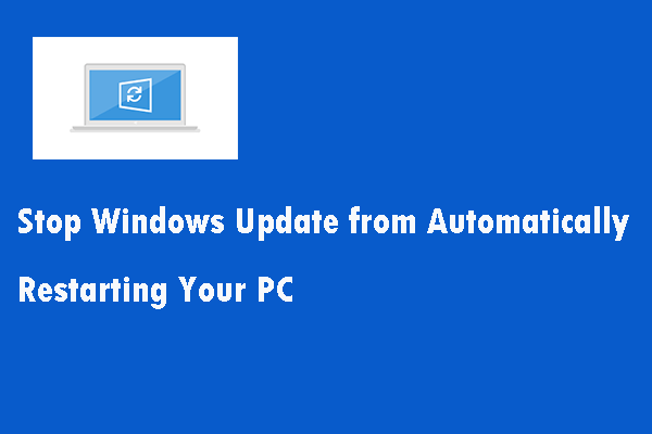 estää Windows-päivitystä käynnistämästä tietokoneesi pienoiskuvaa automaattisesti uudelleen