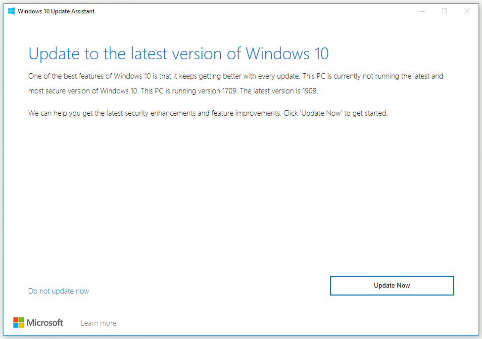 Windows 10 värskendusabiline