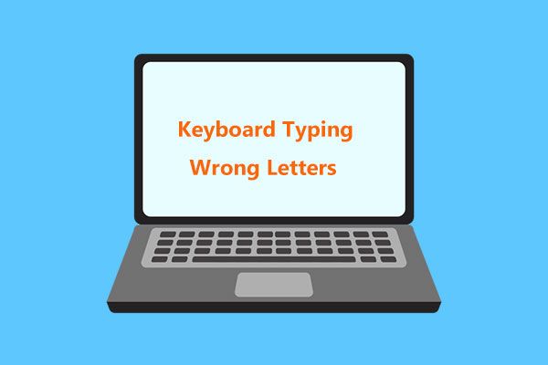 teclado digitando miniatura de letras erradas