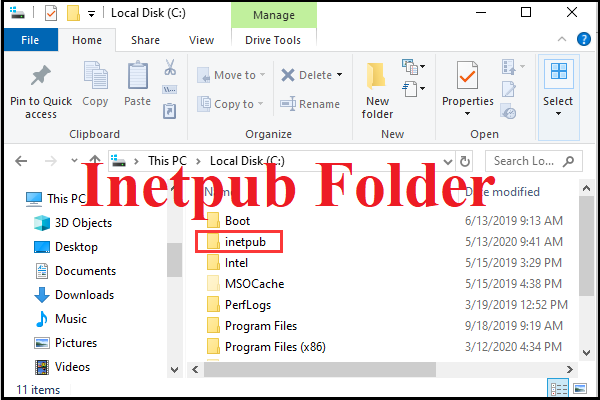 Apakah Folder Inetpub dan Bagaimana Folder Inetpub Berfungsi? [Berita MiniTool]