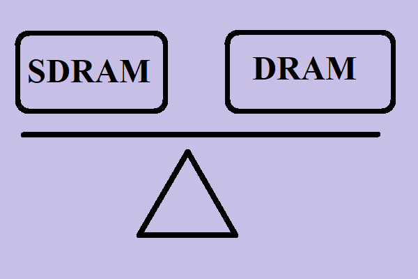 SDRAM VS DRAM: ان کے درمیان کیا فرق ہے؟ [منی ٹول نیوز]