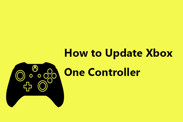 actualizar la miniatura del controlador xbox one