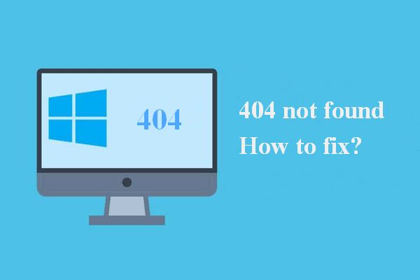 404 नहीं मिला परिचय फिक्स थंबनेल