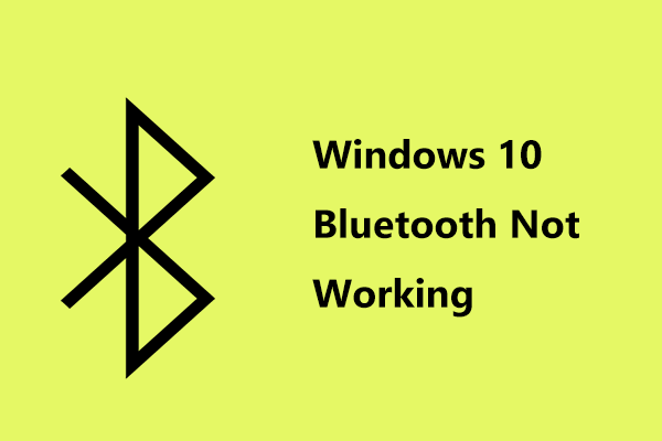 Windows 10 bluetooth ei tööta pisipilt