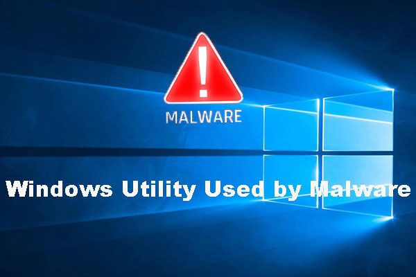 utilidad de Windows utilizada por miniatura de malware