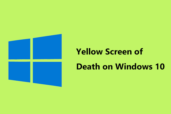 жути екран смрти сличица