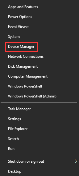 Öffnen Sie den Geräte-Manager Windows 10