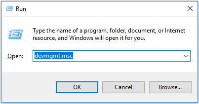 apri Gestione dispositivi di Windows 10