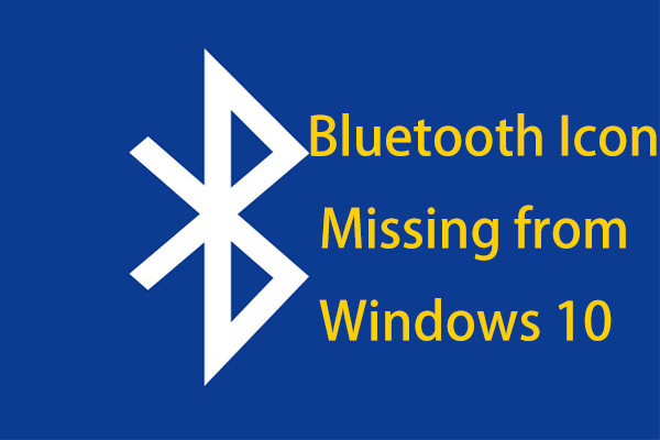 ikona Bluetooth chybí miniatura