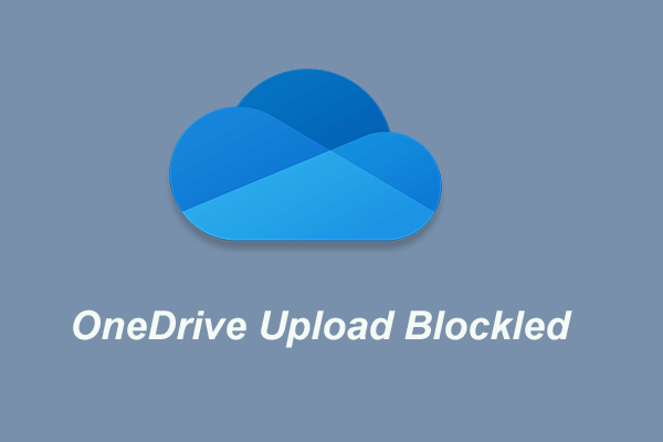 OneDrive-upload blokeret