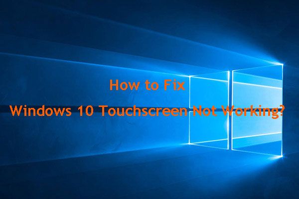fix win10 touchscreen fungerer ikke miniaturebillede