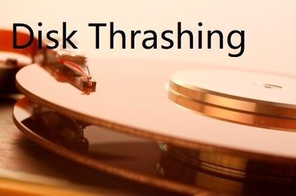 hvad er disk thrashing