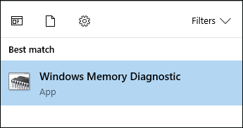 Windowsi mäludiagnostika