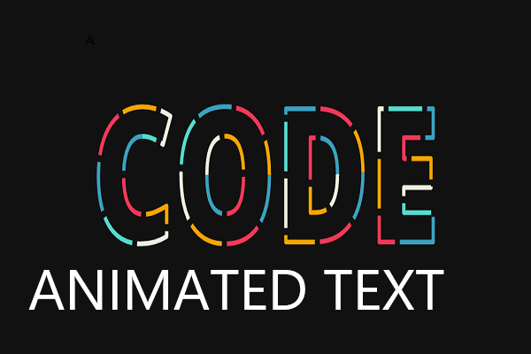 Kostenlose animierte Textvorlage + 8 animierte Textgeneratoren