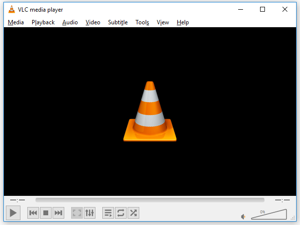 lançar o VLC media player