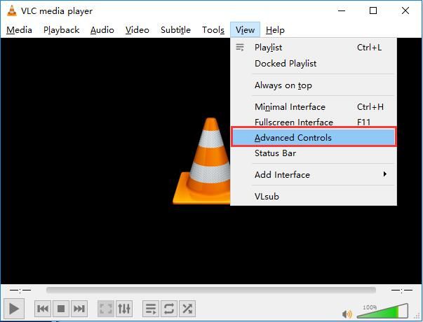 Buka VLC untuk memotong video