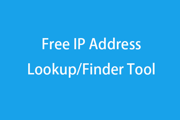 IP Ayrıntılarını Aramak için Ücretsiz IP Adresi Arama/Bulucu Araçları