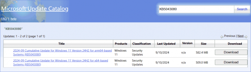 ¿La operación no es compatible después de KB5043080? ¿Cómo solucionar el error?