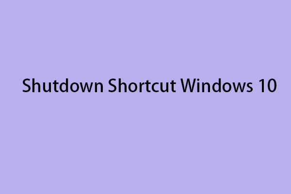 Sådan opretter og bruger du genvej til nedlukning på Windows 10/11