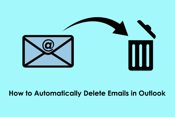 Kuinka poistaa sähköpostit automaattisesti Outlookissa