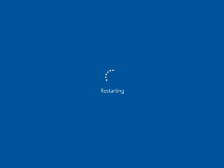 Opravené: Windows 10 sa zasekol na obrazovke reštartovania