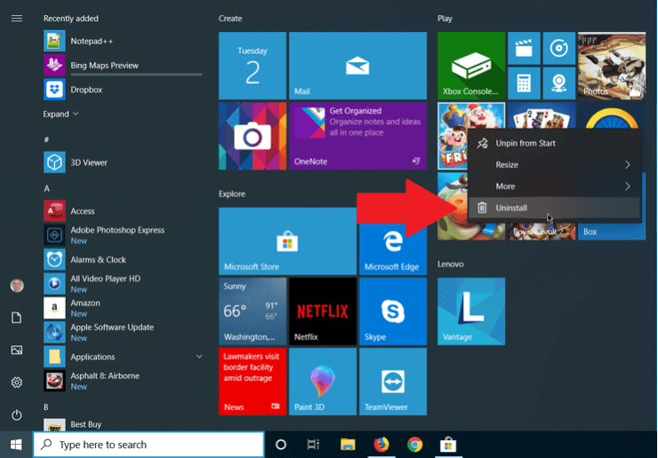 నాలుగు పర్ఫెక్ట్ మార్గాలు – Windows 10లో ప్రోగ్రామ్‌లను అన్‌ఇన్‌స్టాల్ చేయడం ఎలా