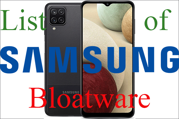 [שלמה] רשימה של Samsung Bloatware בטוח להסרה