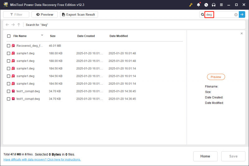 AutoCAD డ్రాయింగ్ ఫైల్ కోసం తక్షణ పరిష్కారాలు Windowsలో చెల్లవు