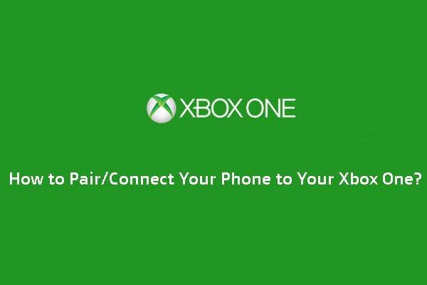 Hoe koppelt/verbindt u uw telefoon met uw Xbox One?