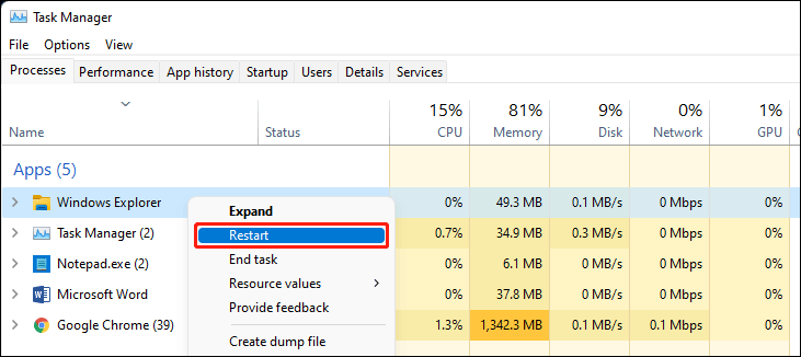 [Täielikud parandused] Windows 10/11 tegumiribal ei saa klõpsata