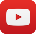 iPhone antigo com logotipo do YouTube para 2013-2015