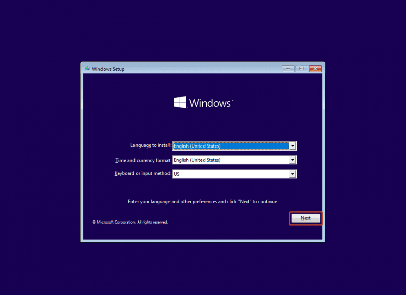   schone installatie Windows 10