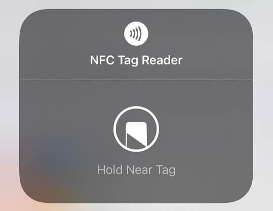 iPhone X NFC etiketi okuyucu