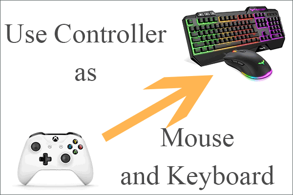 [3 způsoby] Jak používat ovladač jako myš a klávesnici?