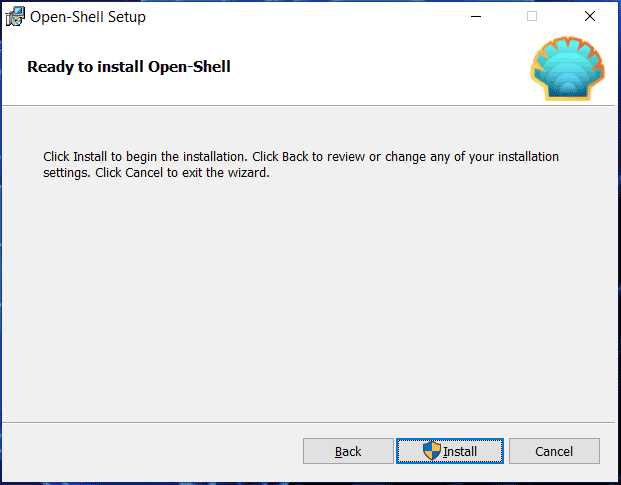 オープンシェル Windows 11 をインストールする