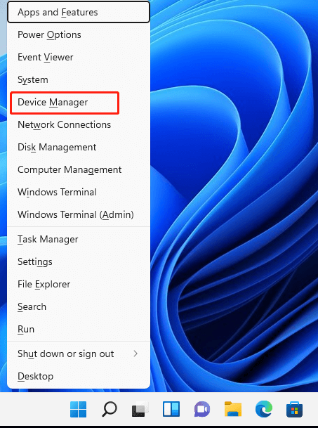 Windows 11 Hızlı Bağlantı menüsü