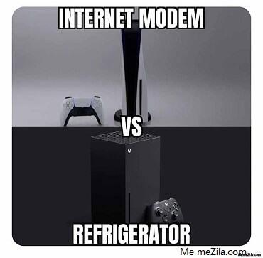 อินเทอร์เน็ตโมเด็มกับตู้เย็น