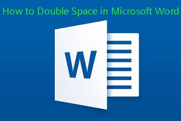 Cómo duplicar el espacio en Microsoft Word 2019/2016/2013/2010