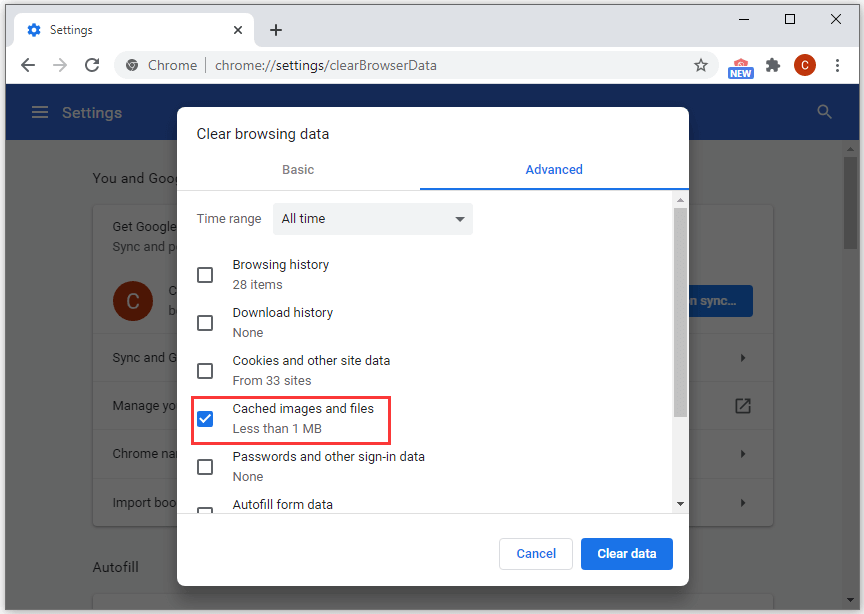 Πώς να αποκτήσετε πρόσβαση και να προβάλετε τις κρυφές μνήμες/cookies του Chrome Windows 10
