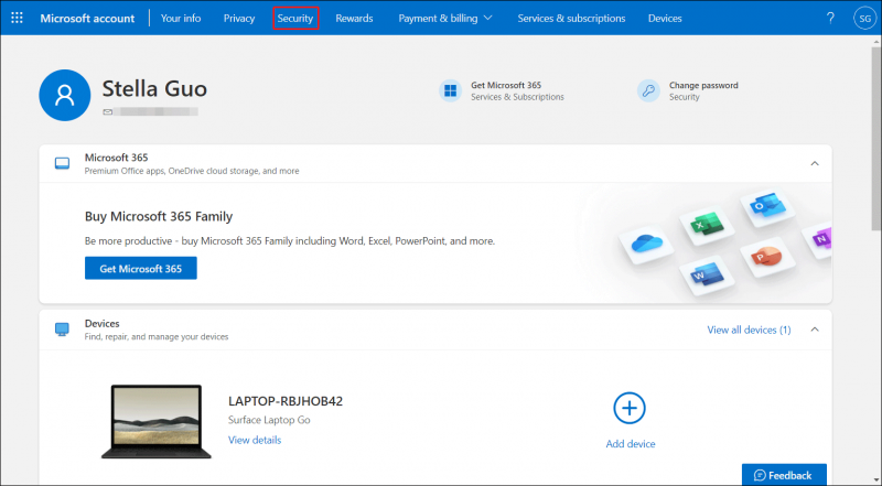 Sådan ændres adgangskoden til din Microsoft-konto?