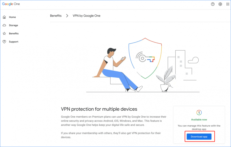   Download do Google One VPN para Mac e Windows