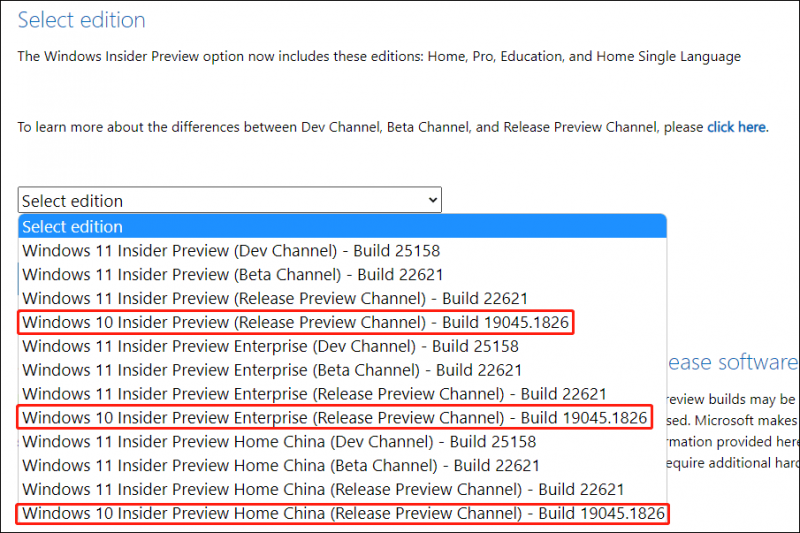 Windows 10 22H2 First Preview Build: Windows 10 Build 19045.1865 [Savjeti za MiniTool]