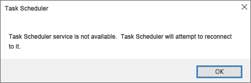 Så här åtgärdar du felet 'Task Scheduler Service is Not Available'.